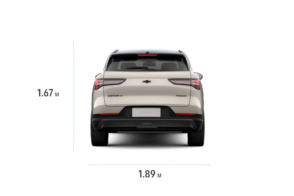 Capacidade superior no conjunto de baterias da Captiva EV 2026