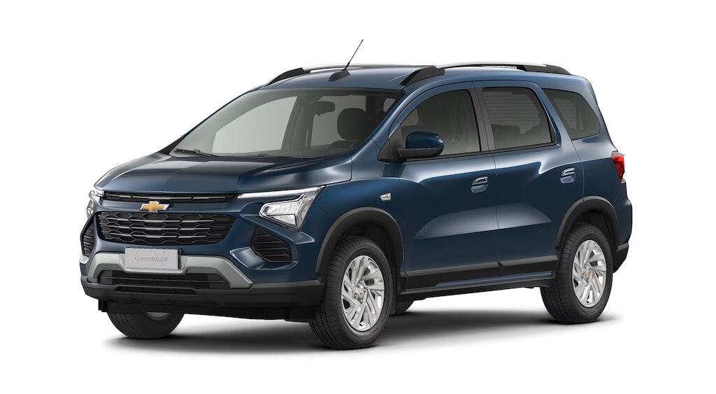 Chevrolet Spin LTZ na cor Azul Boreal