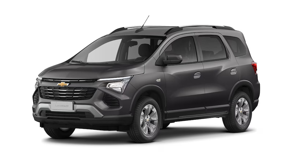 Conheça o novo Chevrolet Spin 2027 na versão LTZ, com 5 lugares e na cor Cinza Âmbar