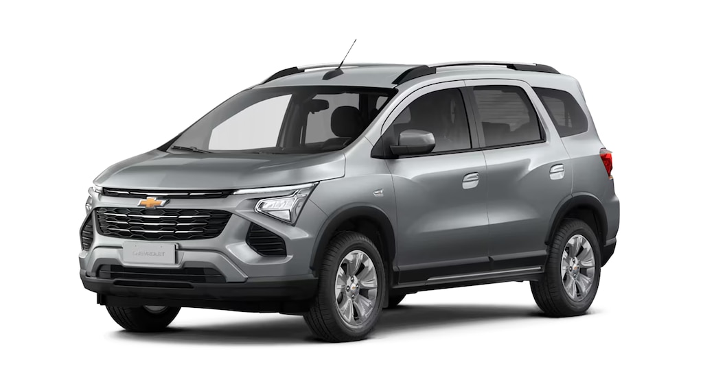Conheça o novo Chevrolet Spin 2027 na versão LTZ, com 7 lugares e na cor Prata Shark